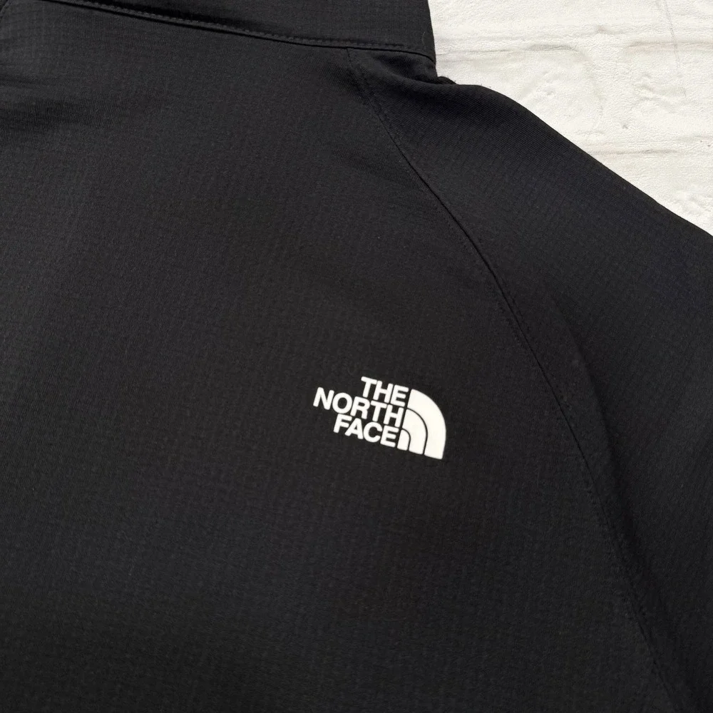 The North Face Windbreaker Jacket Men's Black Size XL Soft Shell Full Zip Up
